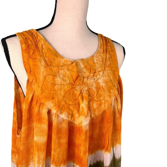 Vintage free size rayon dress - Picture 2 of 8